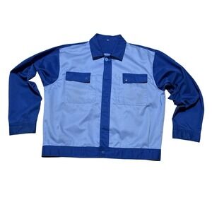 Vintage Hoya Mechanic Shop HOYA Employee Shirt Jacket Japan Made Sz XL 24.5 x 26